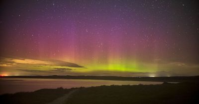 Stunning photograph captures Aurora Borealis over Wales