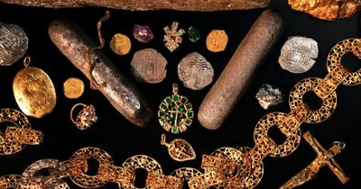 Treasure trove of jewels and gold from 17th century shipwreck found in Bahamas