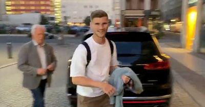 Timo Werner spotted arriving in Leipzig to complete transfer as Chelsea cut losses