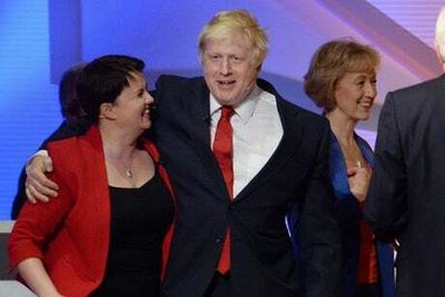 Boris Johnson said foreign secretary job like being in ‘steel condom’, says Ruth Davidson