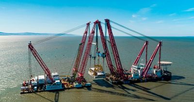 Hinkley Point C places 5,000-tonne structure on Bristol Channel seabed
