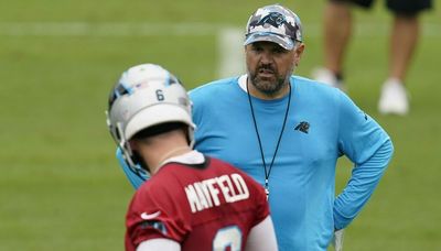 Panthers HC Matt Rhule: Baker Mayfield ‘definitely improving’