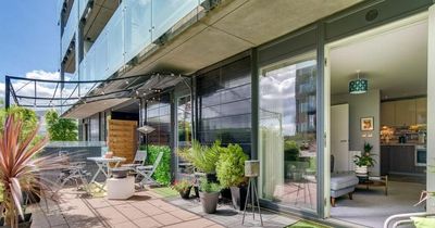 Glasgow property on banks of River Clyde goes up for sale with private terrace