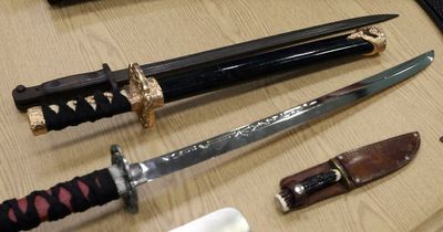 Cops in Lanarkshire recovered Samurai sword from drunk after disturbance
