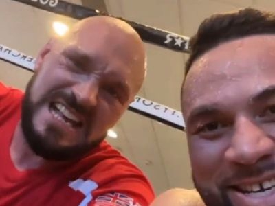 Tyson Fury back in camp to help Joseph Parker prepare for Joe Joyce fight