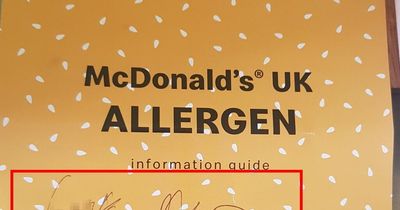 McDonald's apologises for employee who told coeliac customer to 'die' in disgusting note