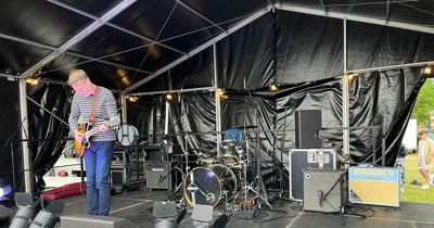 Edinburgh performer collapses on stage in front of crowd at food festival