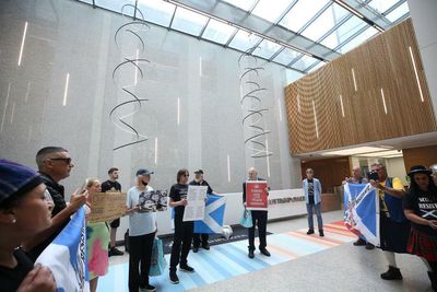 Activists storm Scottish Power headquarters in protest over soaring energy bills