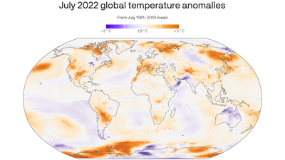 Globe has top 3 hottest July amid extreme heat waves, drought and deadly floods