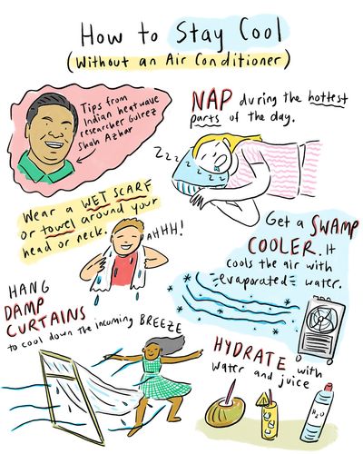 11 more tips on how to stay cool without an A/C, recommended by NPR's readers