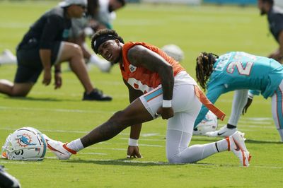 WATCH: Dolphins share interview with Jevon Holland and his father