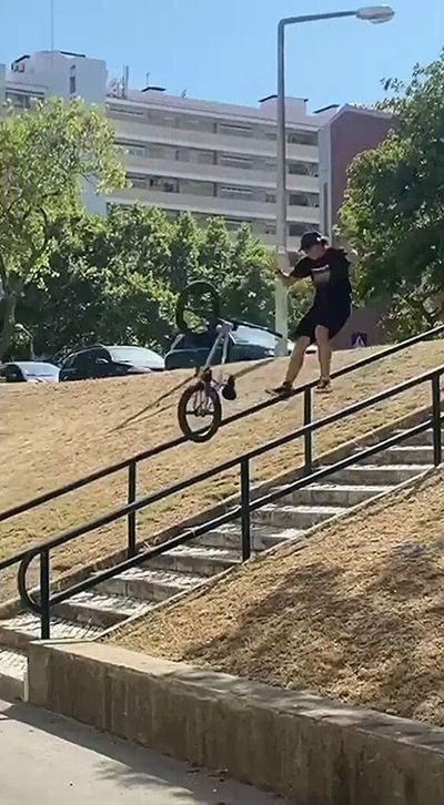 A BMX Stunt Goes Horribly Wrong