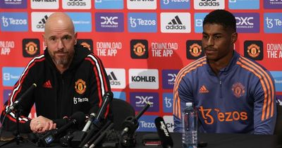 Erik ten Hag in disagreement over Marcus Rashford after he "plays like a child" jibe