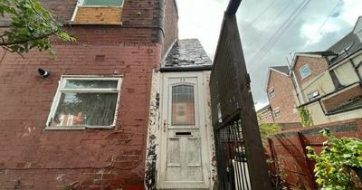 The cheapest home for sale in Manchester is just £23,000 - but it has a bricked door and no stairs