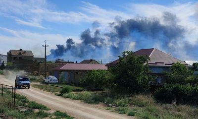 Russian airbase on western coast of Crimea damaged in explosions