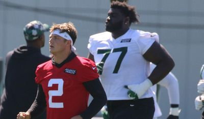 Jets tackle Mekhi Becton is likely out for the season and, oh man, Zach Wilson did not need that