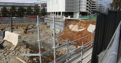 Geocon's huge excavation pit idled as engineers ponder cause of major wall failure
