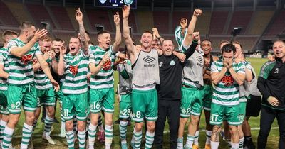 Shamrock Rovers secure European group stage football after winning in North Macedonia