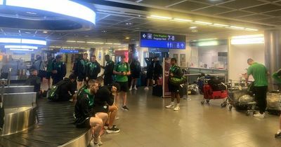 Shamrock Rovers land back in Dublin after flight diverted from Shannon due to fog following Shkupi win