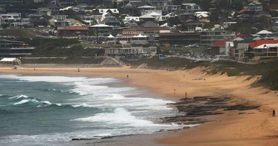 Lake Macquarie shooting driver flees into the ocean at Merewether