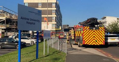Aintree University Hospital evacuated after fire breaks out on roof