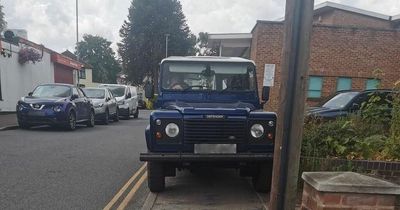 Land Rover driver hits back after being savagely mocked over 'selfish' parking
