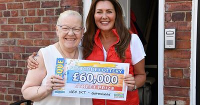 Gateshead neighbours' delight as they land a £150,000 Lottery win between them