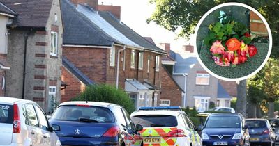 Flowers left outside North Shields home as police remain at the scene amid 'unexplained deaths' probe