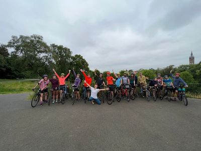 Cyclists take on Glasgow-Athens challenge to raise funds for migrant charity