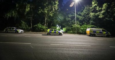 Large police presence as officers swarm area near park