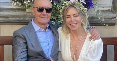 Trainspotting author Irvine Welsh marries Taggart actress, sharing gorgeous wedding snap