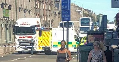 Woman in hospital after being struck by lorry on busy Scots street