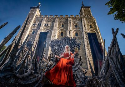 The Iron Throne From Game Of Thrones Goes On Display At The Tower Of London
