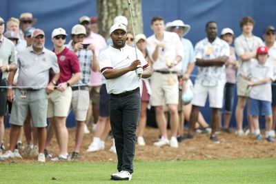 Harold Varner III’s putter head cover referencing Jim Mora’s ‘Playoffs?!?’ rant is completely perfect in every way