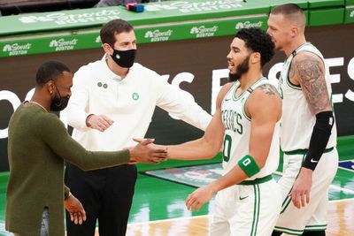 Evasive about the future of the Celtics, Boston’s Jayson Tatum stays focused on winning a title in the present