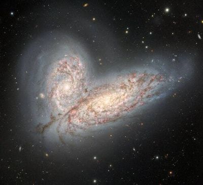 Beware! Dramatic image of spiral galaxies previews the future fate of the Milky Way