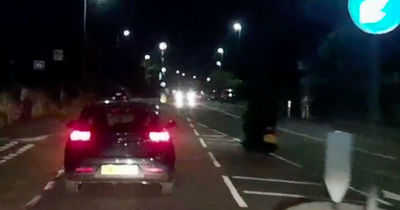 Edinburgh moped rider in narrow escape as they overtake into oncoming traffic