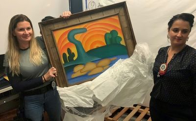 Brazilian woman arrested for stealing mother's artwork