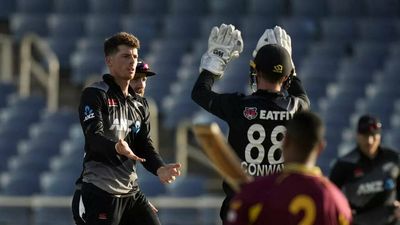 Mitchell Santner stars as New Zealand beat West Indies in T20 series opener