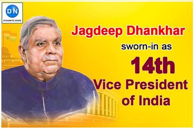 Jagdeep Dhankhar sworn-in as 14th Vice President of India