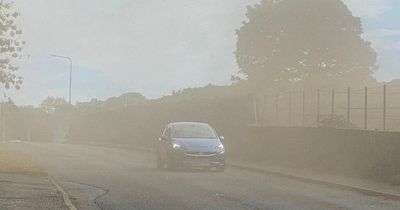 Drivers 'forced to use headlights during day' to see through dust near Scots building site