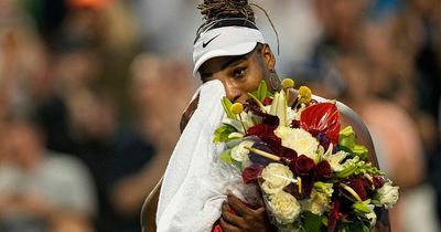 Serena Williams sobs on court after Toronto defeat and admits "I'm terrible at goodbyes"