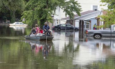 America’s summer of floods: climate crisis fueling barrage, scientists say