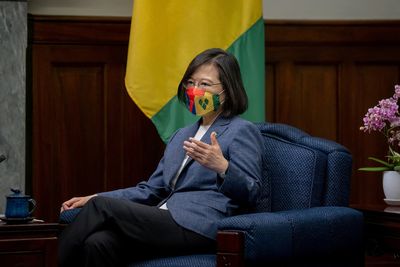 Taiwan president: China military threat has not decreased