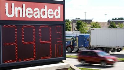 Gas prices drop under $4 a gallon