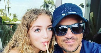 Peter Andre is daughter Princess' double in throwback snap showing natural curly hair