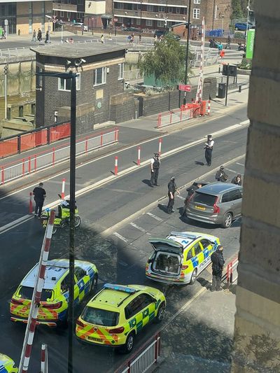 Pistol found at scene after man shot by police