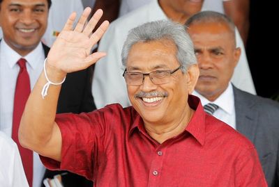 Sri Lankan ex-president who fled homeland leaves Singapore