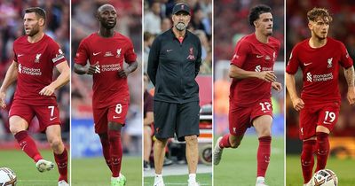 Where Liverpool's 10 midfielders stand under Jurgen Klopp amid new transfer approach