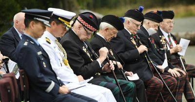 Korean War memorial held in West Lothian